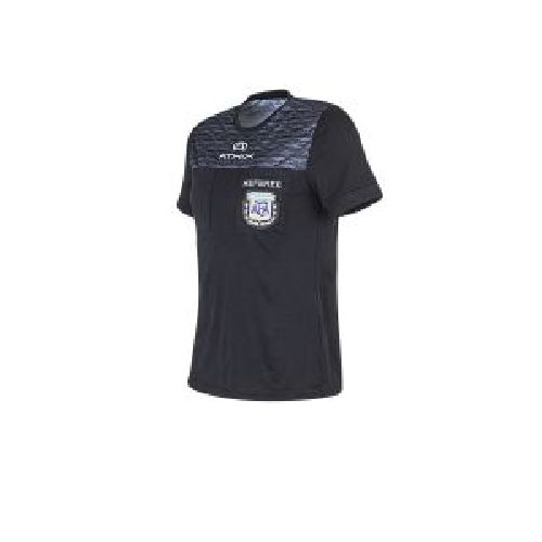 Camiseta De Arbitro Athix Asociacion Argentina De Arbitros Mujer Negra