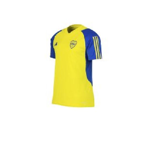 Remera De Boca Adidas Entrenamiento Amarilla