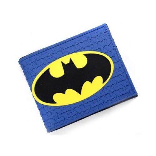 BILLETERA GOMA BATMAN - AZUL