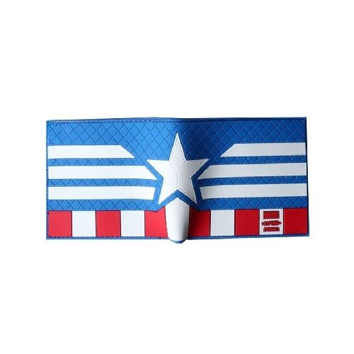 BILLETERA GOMA CAPITAN AMERICA