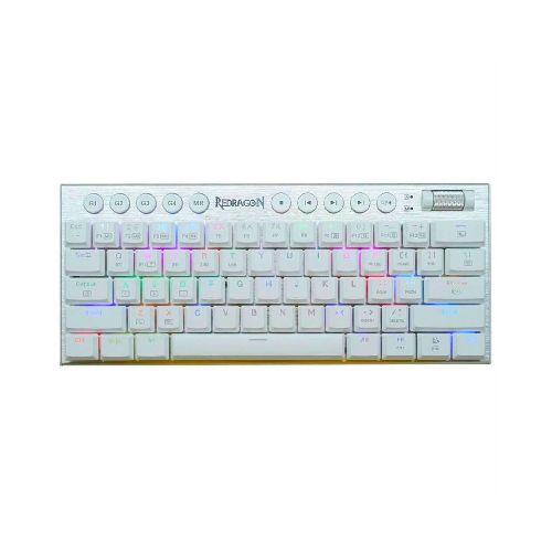 TECLADO MECANICO REDRAGON K632 PRO HORUS 60% - BLANCO SW RED