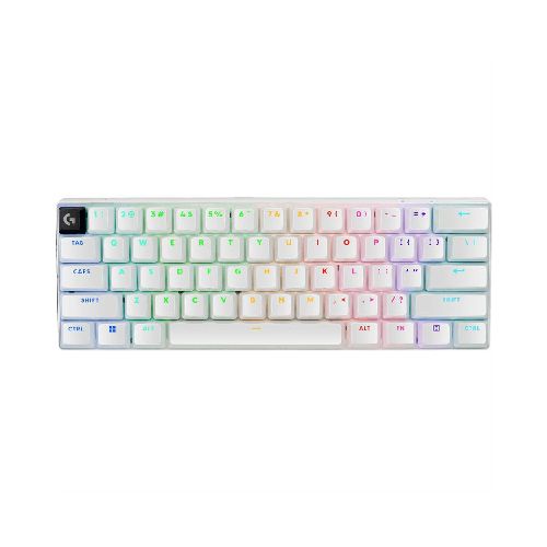 TECLADO LOGITECH PRO X 60 BLACK LIGHTSPEED - WHITE