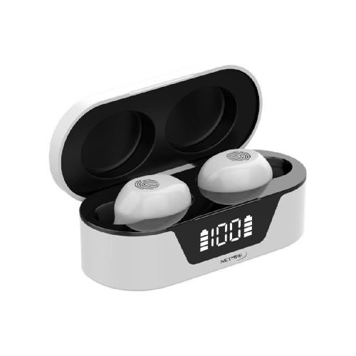 AURICULAR INALAMBRICO BLUETOOTH NETMAK BIZA - BLANCO