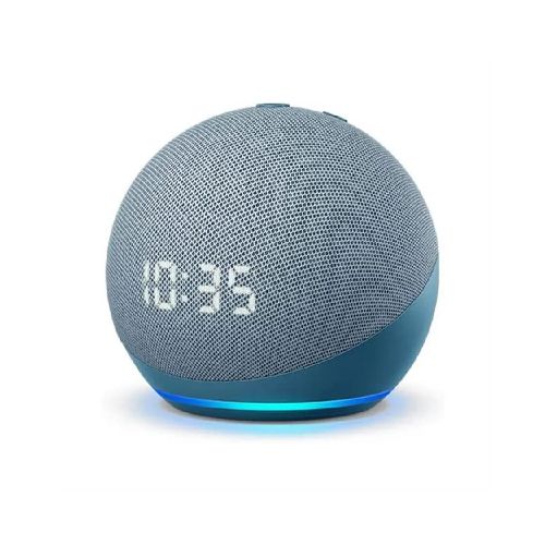 AMAZON ECHO DOT 4TH ALEXA RELOJ - AZUL