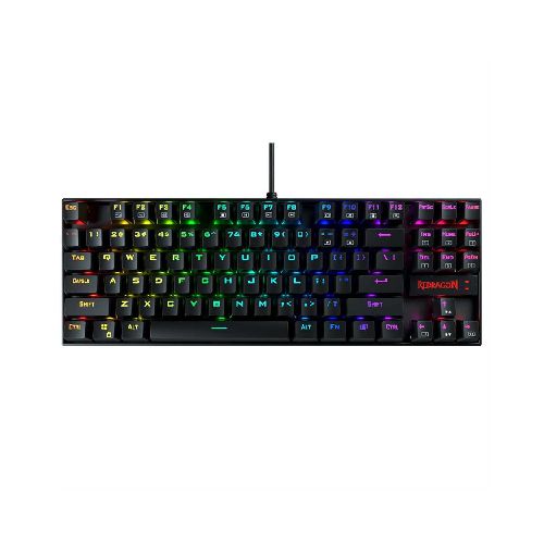 TECLADO MECANICO REDRAGON KUMARA K552 BLACK RGB-SP SW BLUE/RED