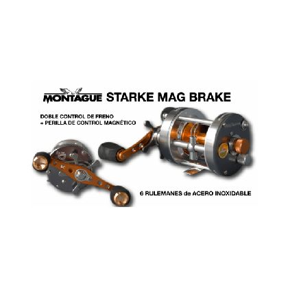 Reel Rotativo Montague Starke Mag 6600 0,40 250 metros