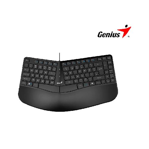 TECLADO GENIUS ERGONÓMICO KB-700 SP USB Black - Electrocompu Quito