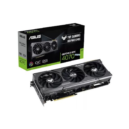 TARJETA DE VIDEO ASUS GEFORCE RTX-4070 SUPER 12GB - Electrocompu Quito