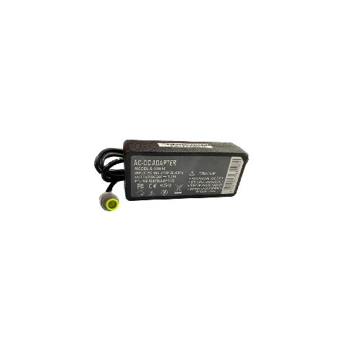 CARGADOR COMP LENOVO 20V 3.25A P.AMARILLO  