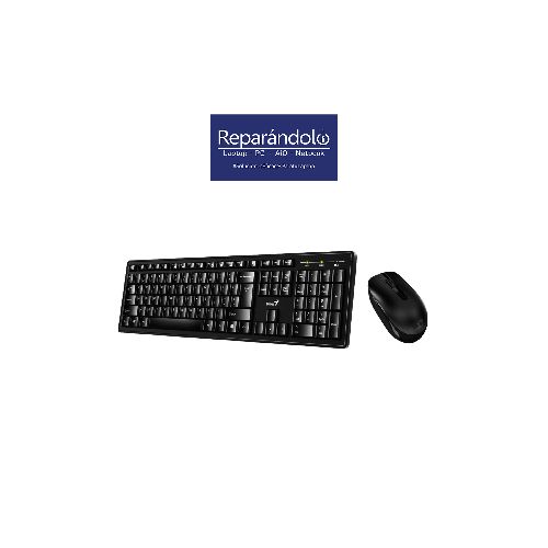 TECLADO GENIUS KM-8101-MOUSE OPT. WIRELESS USB Negro SP  