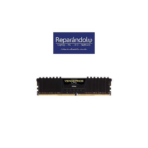 DIMM CORSAIR VENGEANCE LPX DDR4 3200 MHz 1x16GB C16 Negro  