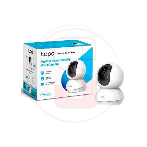 TP Link Tapo C200 Cámaras de seguridad Cámara Wi-Fi Rotatoria de Seguridad Alexa Google Home - SMART UNIVERSE S.A