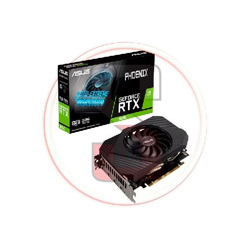 TARJETA DE VIDEO ASUS PHOENIX GEFORCE RTX3050 8GB DRR6 - SMART UNIVERSE S.A