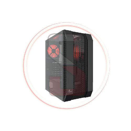 CASE GABINETE GAMER ATX MEDIANA CON VENTANA DE ACRÍLICO - SMART UNIVERSE S.A