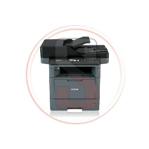 IMPRESORA MULTIFUNCIONAL BROTHER LASER MONOCROMATICA MFC-L5900DW 42PPM DUPLEX RED ADF 70 PAGS. TONER - SMART UNIVERSE S.A