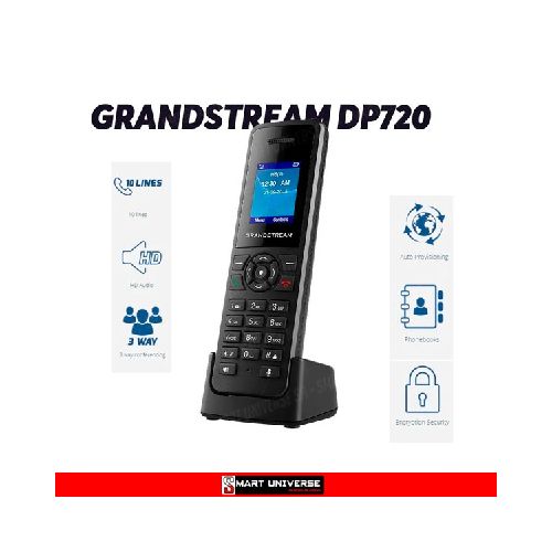 Teléfono Inalámbrico IP DECT Grandstream DP720 VoIP - SMART UNIVERSE S.A