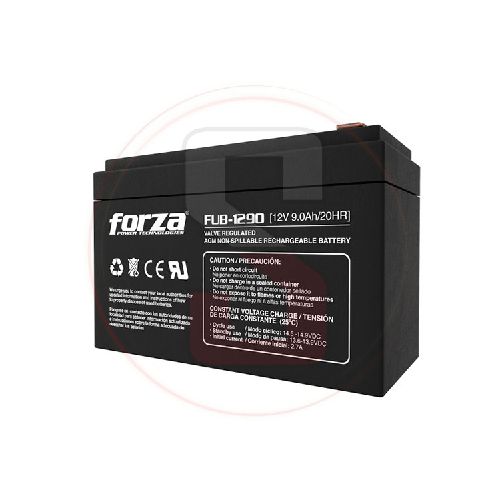 Batería Seca Ups Forza FUB 1290 12v 9Ah Alarma Cerco Garantía - SMART UNIVERSE S.A