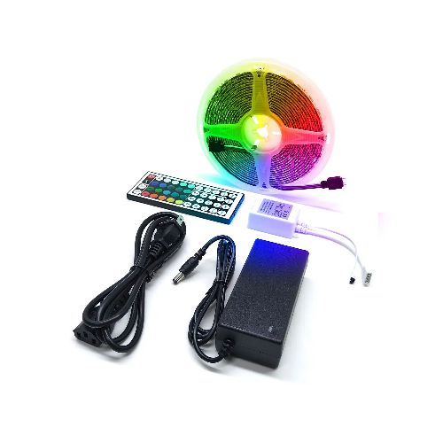 KIT CINTA LED RGB 110V 5MT - VISION LED