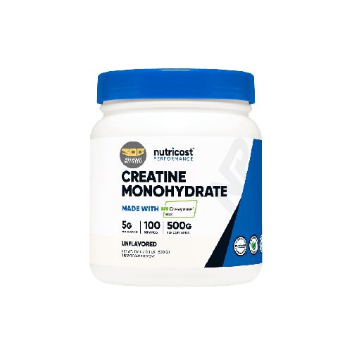 CREATINA NUTRICOST 500 GR Creapure® 100 PORCIONES  