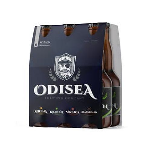 Cerveza Artesanal Odisea Kraken 330 Ml Sixpack Surtido