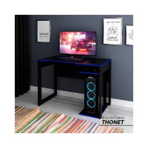 Escritorio Bonno Gamer Thonet Negro Ref 1002