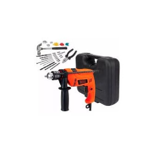 Taladro Percutor 13mm 550w Kit 88 Acc Black & Decker