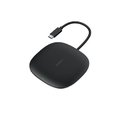 Cargador Inalambrico 5 En 1 Aukey Negro