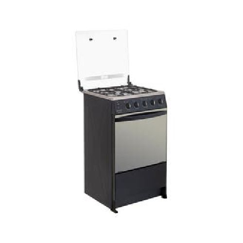 Cocina a Gas 4 Quemadores Negro Mate Ecoline Amaris