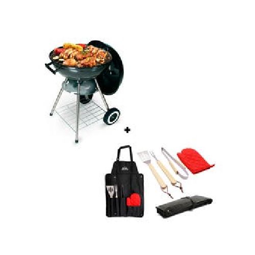 Asador 20x48 Cm Mas Set Parrillero 5 Pzas Home Elements