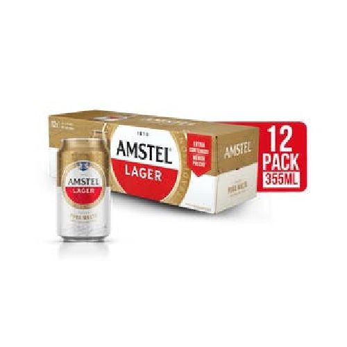 Cerveza Amstel 355 Ml X 12