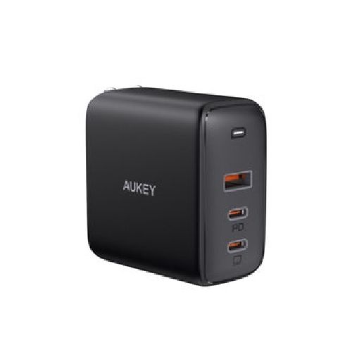 Cargador 3 Puertos Usb Aukey Negro Ref Pa-b6s