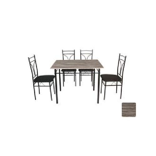 Juego De Comedor 4 Sillas Cafe Claro Home Club