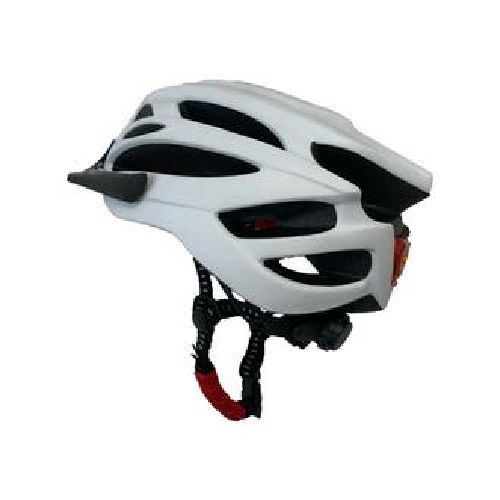 Casco De Bicicletacon luz Blanco Ecomove