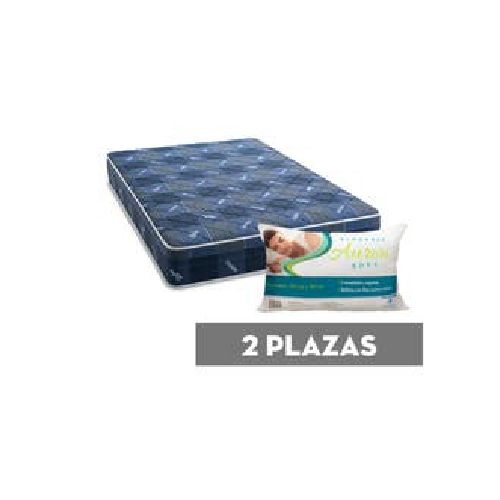 Combo Colchon 2 Plzs Chaide Zafiro Mas Almohada Aurora