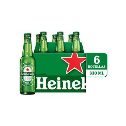 Cerveza Heineken 330 Ml Sixpack