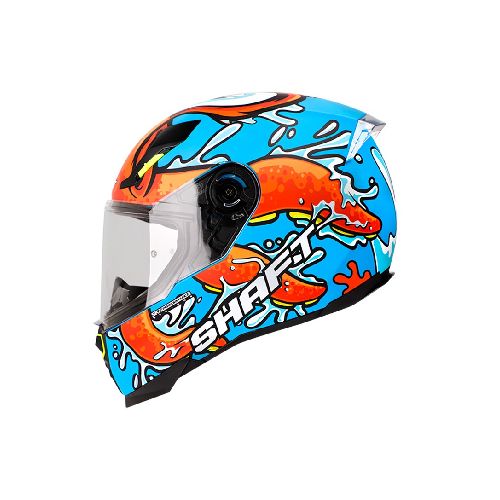 Casco para moto 562 BAD BUNNY N.M AZ.N VISOR