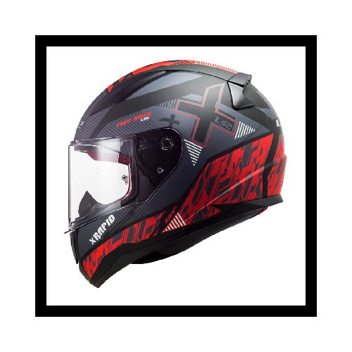 Casco para moto LS2 FF353 RAPID XTREET MATT BLACK RED