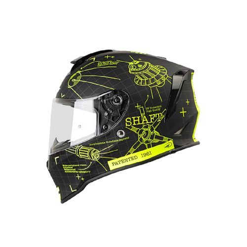 Casco para moto 551 BLUE PRINT N.M AM.N VISOR TR