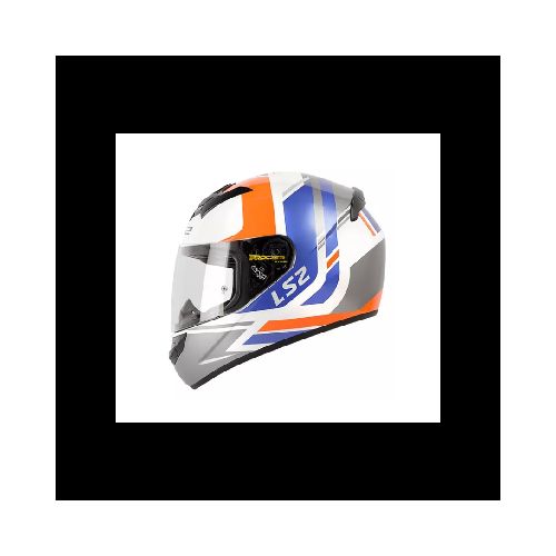 Casco para moto LS2 FF352 ROOKIE DOWN WHITE METALLIC BLUE