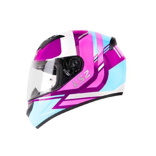 Casco para moto LS2 FF352 ROOKIE DOWN PURPLE FUCHSIA