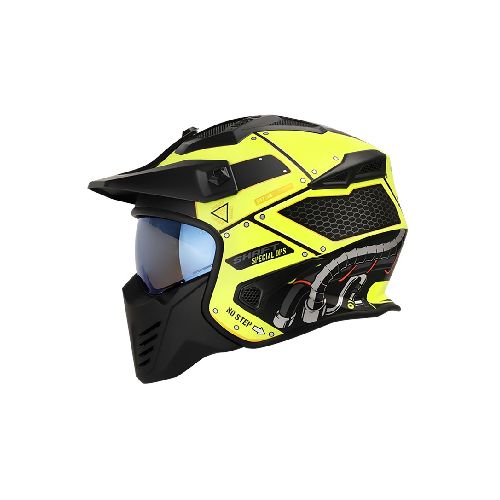 Casco para moto SHAFT 225 UNDERCOVER AM.N.M AM.N VISOR IR.AZ