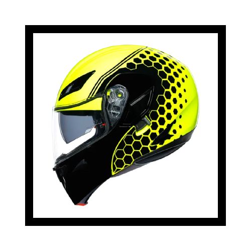 Casco AGV COMPACT ST E2205 DETROIT YELLOW FLUO BLACK