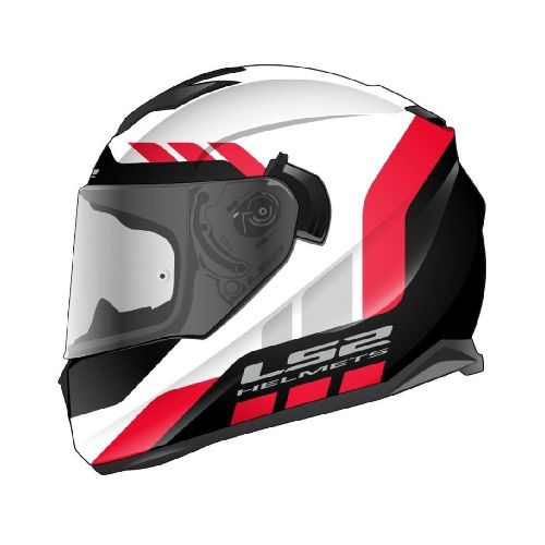 Casco para moto LS2 FF320 STREAM EVO ENTER WHITE RED