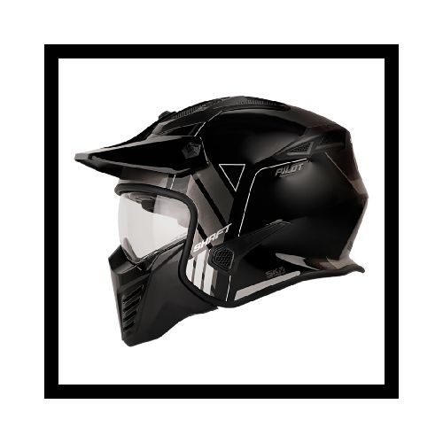 Casco para moto SHAFT 225 EXPERT N.B BL VISOR TR