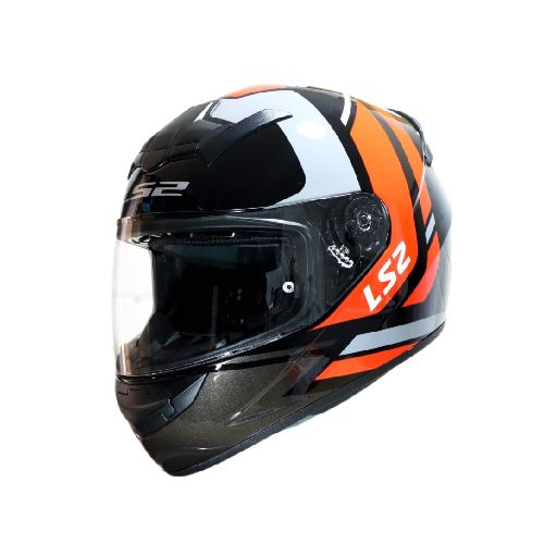 Casco para moto LS2 FF352 ROOKIE DOWN BLACK RED