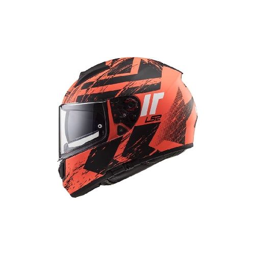 Casco para moto LS2 FF320 STREAM EVO HUNTER MATT ORANGE BLACK