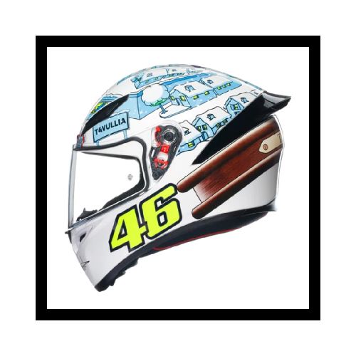 Casco AGV INTEGRAL K1 S E2206 ROSSI WINTER TEST 2017