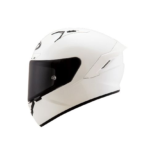 Casco para moto KYT INTEGRAL TT COURSE PLAIN GLOSS WHITE