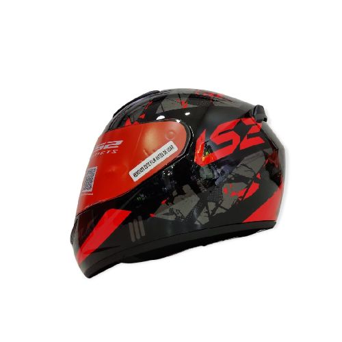 Casco para moto LS2 FF352 ROOKIE PALIMNESIS BLACK RED