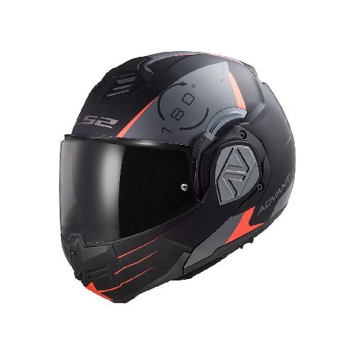 Casco para moto LS2 ABATIBLE FF906 ADVANT CODEX MATT BLACK TITANIUM